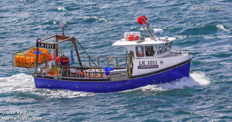 wexfordian 3 (Fishing vessel) - IMO , MMSI 235085146 under the flag of United Kingdom (UK)