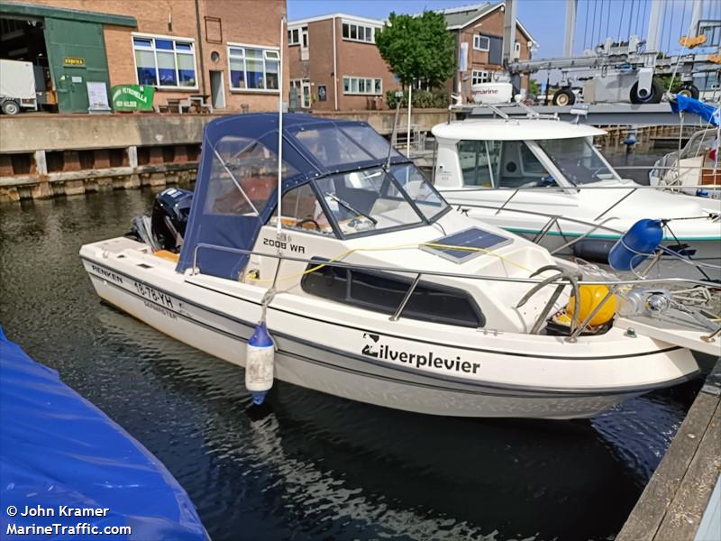 zilverplevier (Pleasure craft) - IMO , MMSI 244727957, Call Sign PG8608 under the flag of Netherlands