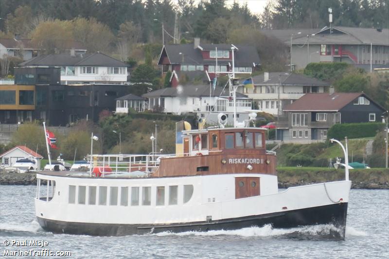 ms riskafjord ii (Passenger ship) - IMO , MMSI 257149700, Call Sign LERR under the flag of Norway