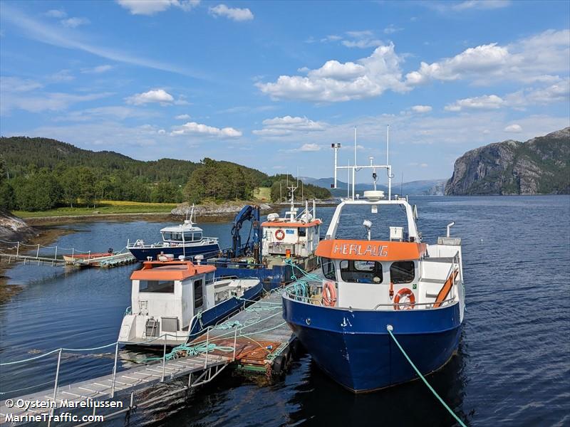 herlaug (Cargo ship) - IMO , MMSI 257834900, Call Sign LF3858 under the flag of Norway