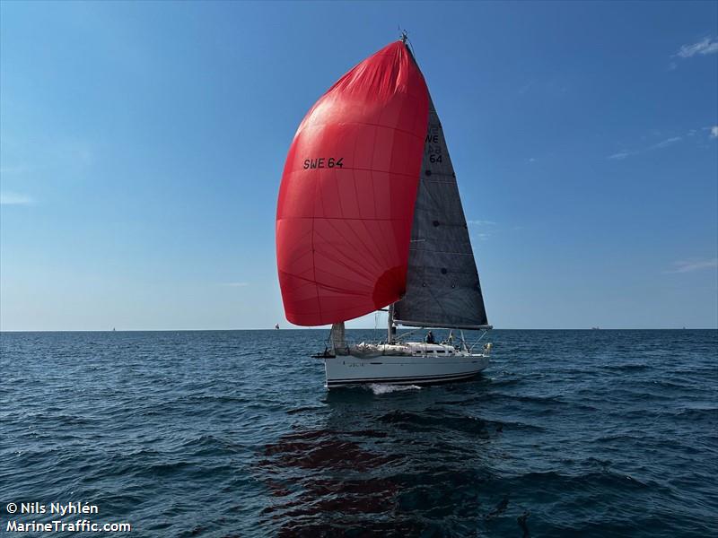 jolie (Sailing vessel) - IMO , MMSI 265053170, Call Sign SG5779 under the flag of Sweden