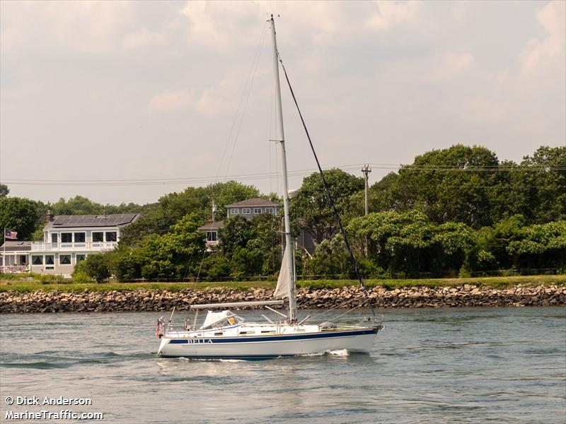 bella (Sailing vessel) - IMO , MMSI 338481941 under the flag of USA