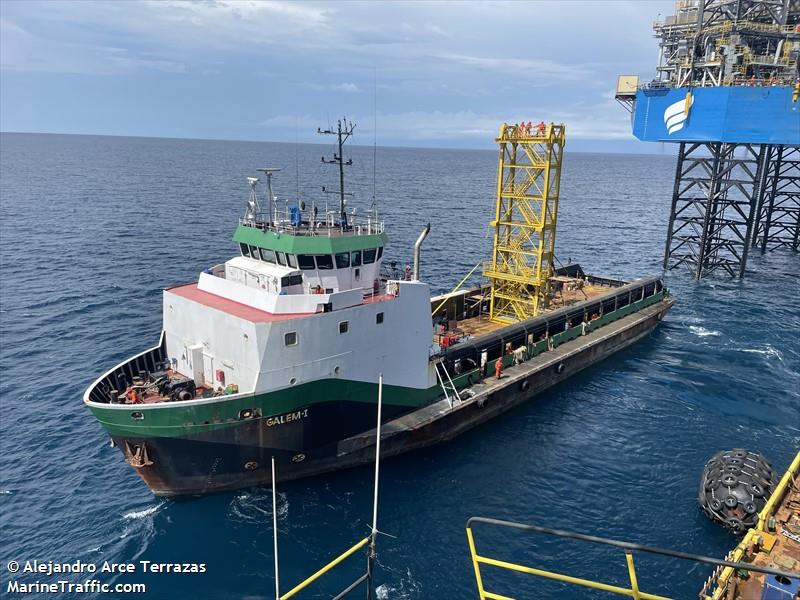 galem 1 (Offshore Tug/Supply Ship) - IMO 9549231, MMSI 345070280, Call Sign XCRX7 under the flag of Mexico