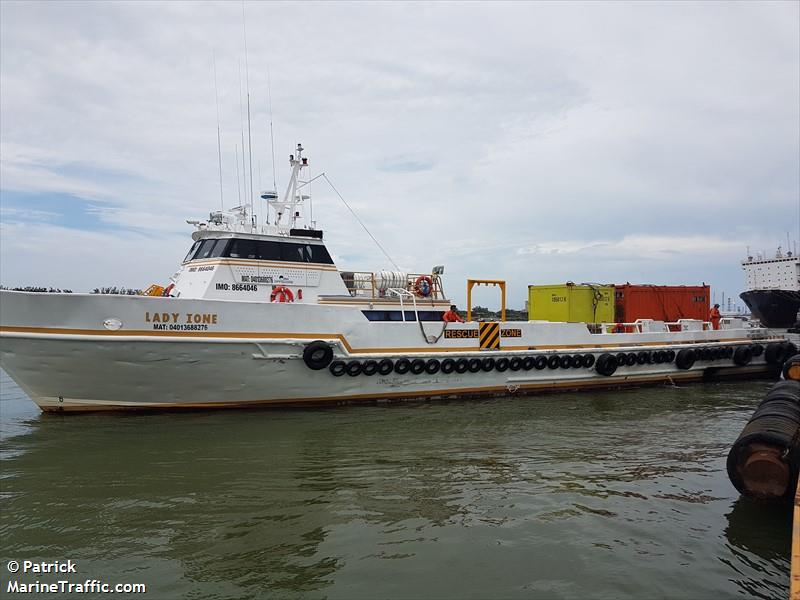 lady ione (Offshore Tug/Supply Ship) - IMO 8664046, MMSI 345070330, Call Sign XCAG4 under the flag of Mexico