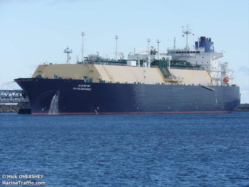sm golden eagle (LNG Tanker) - IMO 9917567, MMSI 352002764, Call Sign 3E5060 under the flag of Panama