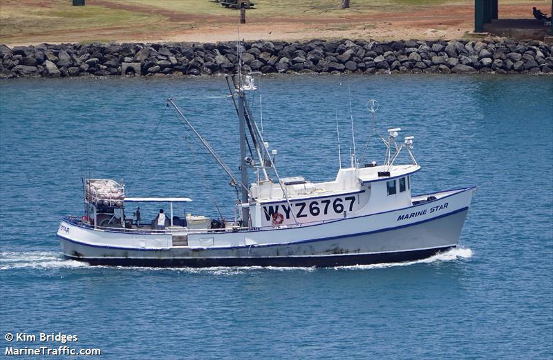 marine star (Fishing vessel) - IMO , MMSI 367306510, Call Sign WYZ6767 under the flag of United States (USA)