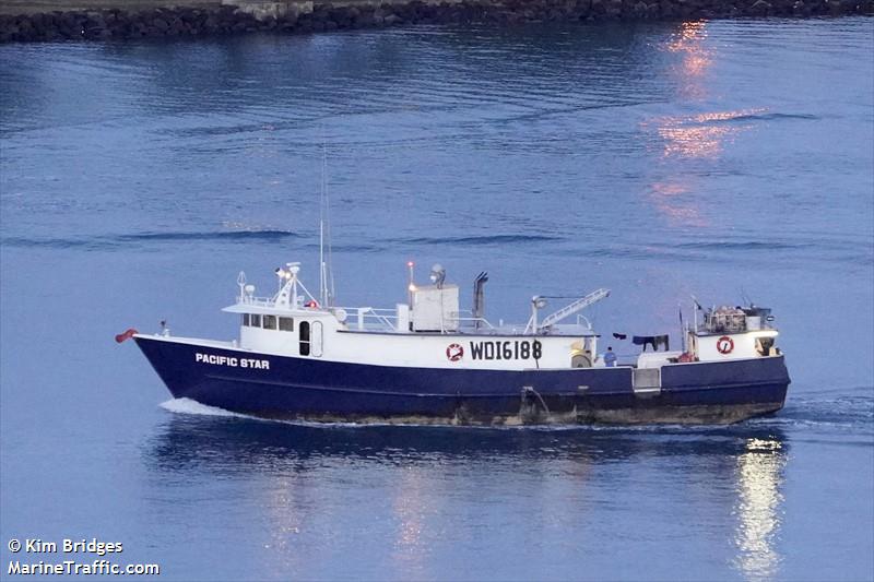 pacific star (Fishing vessel) - IMO , MMSI 367716130, Call Sign WDI6188 under the flag of United States (USA)