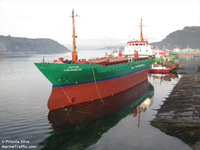 cap carlos miller (General Cargo Ship) - IMO 7042069, MMSI 725000631, Call Sign CA2341 under the flag of Chile