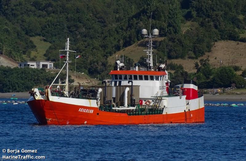 seigrunn (Fishing Vessel) - IMO 8903765, MMSI 725000882, Call Sign CA3623 under the flag of Chile