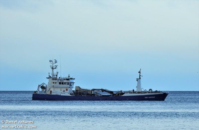 grip superior (Fishing Vessel) - IMO 8710003, MMSI 725000938, Call Sign CA3848 under the flag of Chile