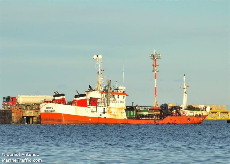 seines (Fishing Vessel) - IMO 9044970, MMSI 725000957, Call Sign CA3944 under the flag of Chile