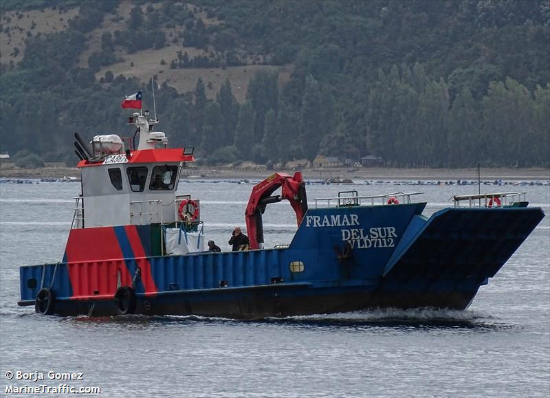framar del sur (Cargo ship) - IMO , MMSI 725004199, Call Sign CA8670 under the flag of Chile