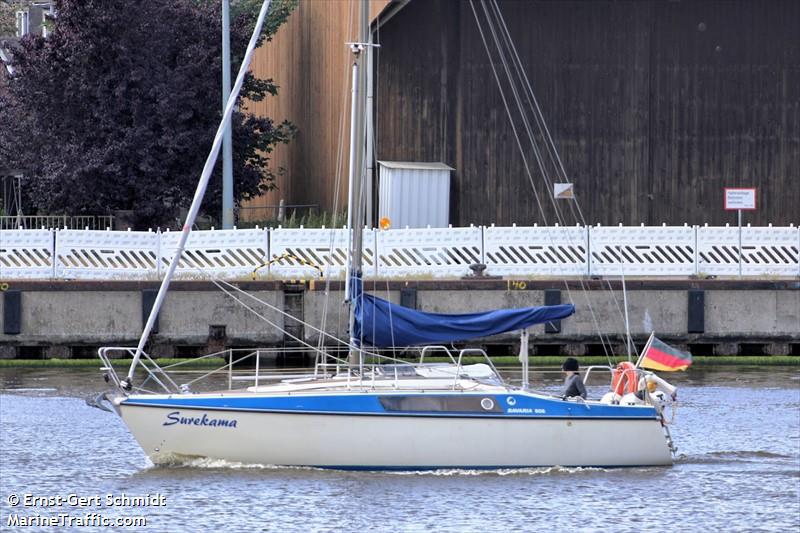 surekama (Pleasure craft) - IMO , MMSI 211368730, Call Sign DJ7881 under the flag of Germany