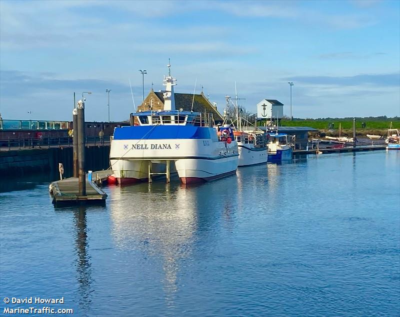 nell diana (Fishing vessel) - IMO , MMSI 232026632, Call Sign MGXR6 under the flag of United Kingdom (UK)