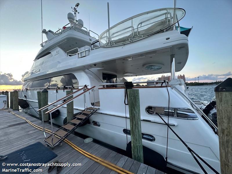 in the zone (Pleasure craft) - IMO , MMSI 311001293, Call Sign Y0095 under the flag of Bahamas