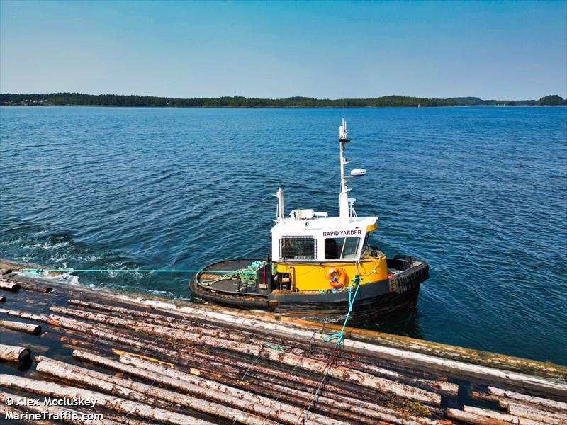 minete bay yarder (Towing vessel) - IMO , MMSI 316051456 under the flag of Canada