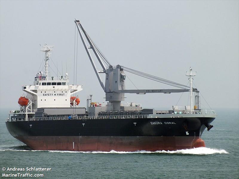 sakura coral (General Cargo Ship) - IMO 9978353, MMSI 352002690, Call Sign 3E5004 under the flag of Panama