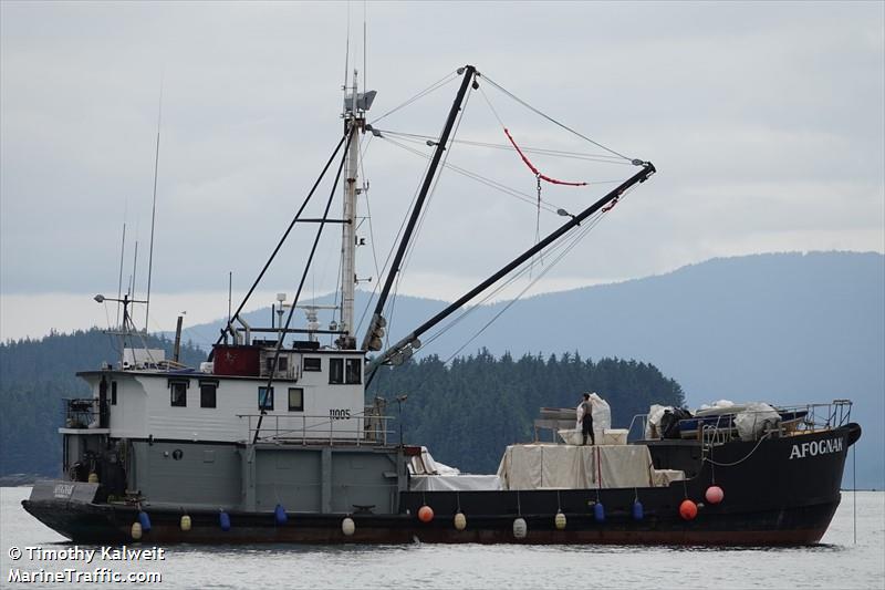 afognak (Fishing vessel) - IMO , MMSI 367108420, Call Sign WDC9920 under the flag of United States (USA)