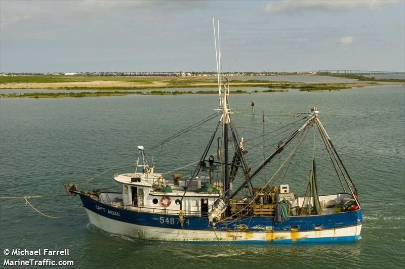 capt aidan (Fishing vessel) - IMO , MMSI 367157410, Call Sign WU5318 under the flag of United States (USA)