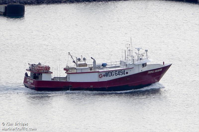 triple dragon (Fishing vessel) - IMO , MMSI 367557620, Call Sign WDG6494 under the flag of United States (USA)