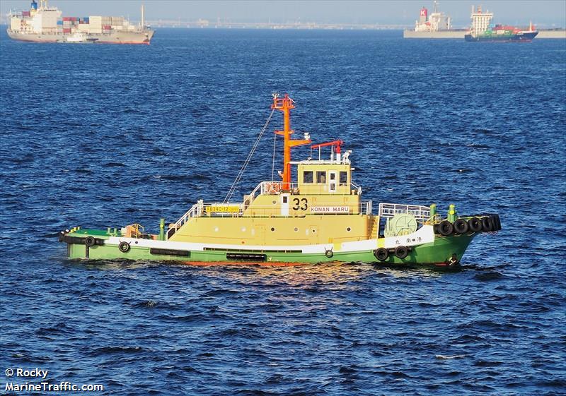 horyu maru (Tug) - IMO 8735663, MMSI 431000357, Call Sign JD2436 under the flag of Japan