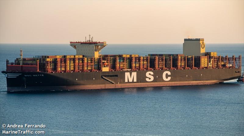 msc mette (Container Ship) - IMO 9936630, MMSI 636023084, Call Sign 5LLW4 under the flag of Liberia