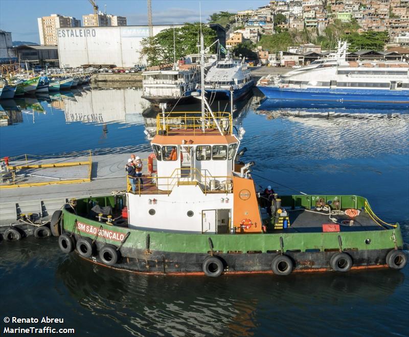 sm sao goncalo (Tug) - IMO , MMSI 710006820 under the flag of Brazil