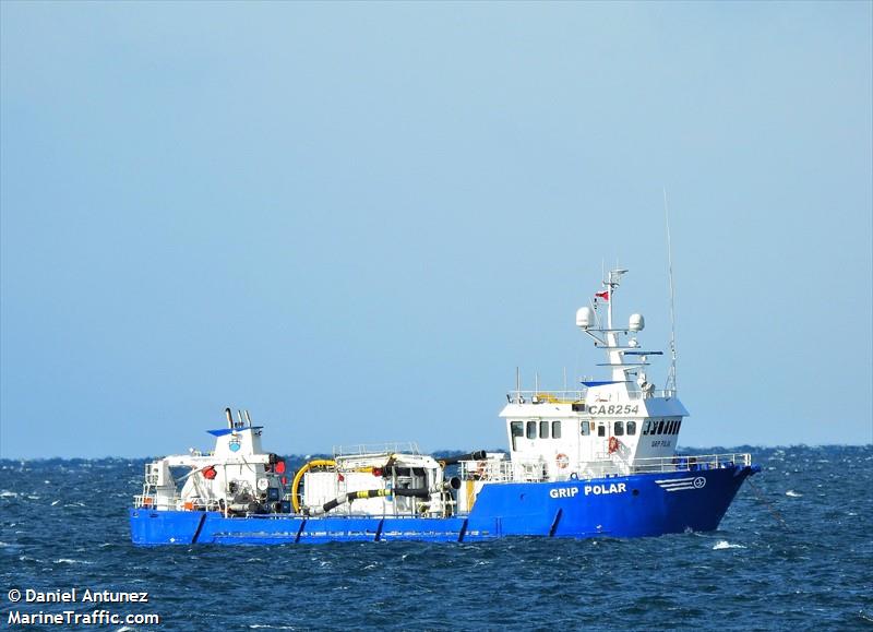 grip polar (Fish Carrier) - IMO 9121780, MMSI 725003754, Call Sign CA8254 under the flag of Chile
