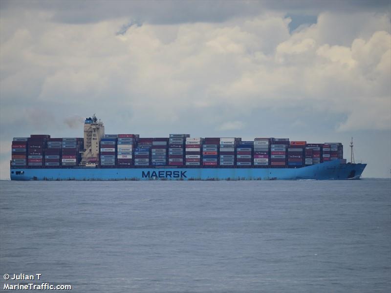 maersk lavras (Container Ship) - IMO 9526928, MMSI 219534000, Call Sign OZJH2 under the flag of Denmark