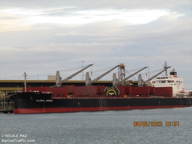 global green (Bulk Carrier) - IMO 9963293, MMSI 232047535, Call Sign MNPS8 under the flag of United Kingdom (UK)