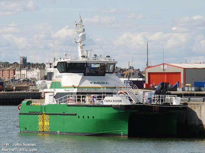 farra roisin (Offshore Tug/Supply Ship) - IMO 1014046, MMSI 232049709, Call Sign MODU3 under the flag of United Kingdom (UK)