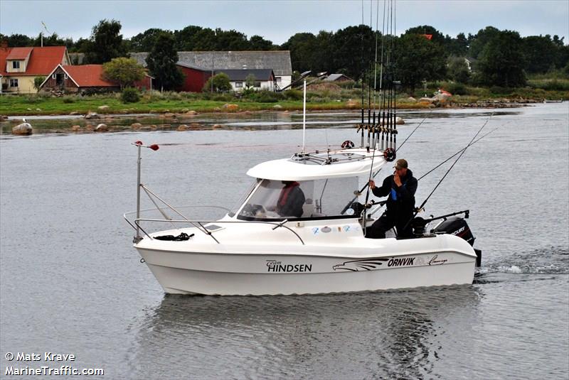 team hindsen (Pleasure craft) - IMO , MMSI 265640610, Call Sign SD6586 under the flag of Sweden