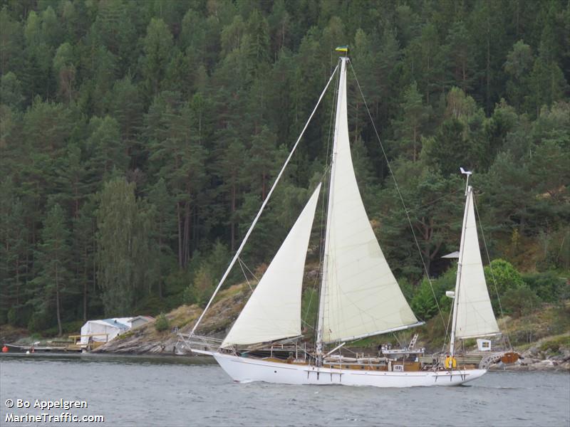 rudin (Sailing vessel) - IMO , MMSI 265782650, Call Sign SA8785 under the flag of Sweden