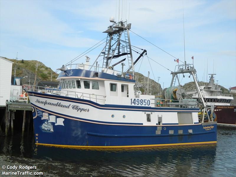 newfoundland clipper (Fishing vessel) - IMO , MMSI 316001891 under the flag of Canada