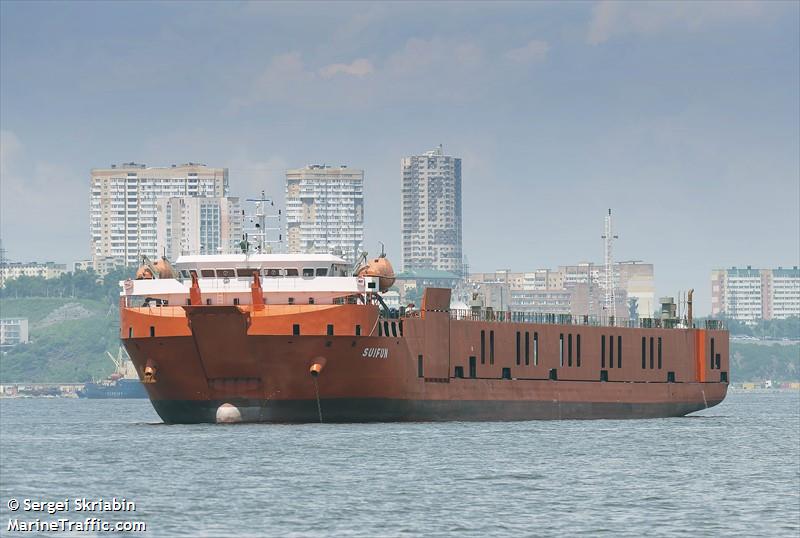 suifun (Deck Cargo Ship) - IMO 1014682, MMSI 352002734, Call Sign 3E5040 under the flag of Panama