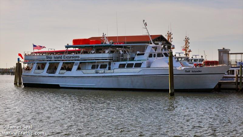 gulf islander (Passenger ship) - IMO , MMSI 367025970, Call Sign WDC4523 under the flag of United States (USA)