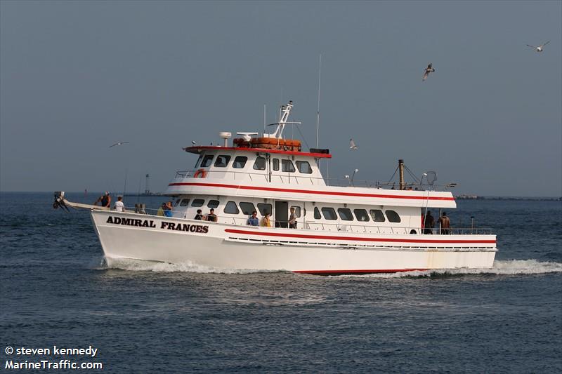 admiral frances (Passenger ship) - IMO , MMSI 367481230, Call Sign WDF7114 under the flag of United States (USA)