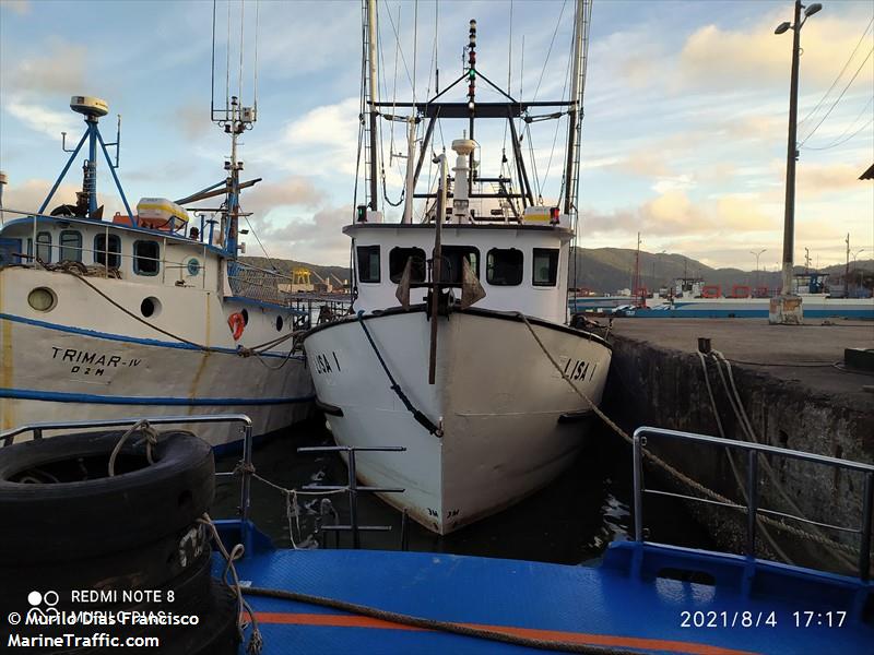 liza 1 (Fishing vessel) - IMO , MMSI 710003993, Call Sign PS4452 under the flag of Brazil