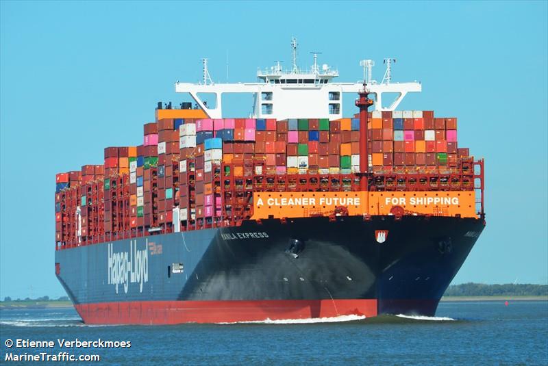 manila express (Container Ship) - IMO 9540120, MMSI 218006290, Call Sign DCAU2 under the flag of Germany
