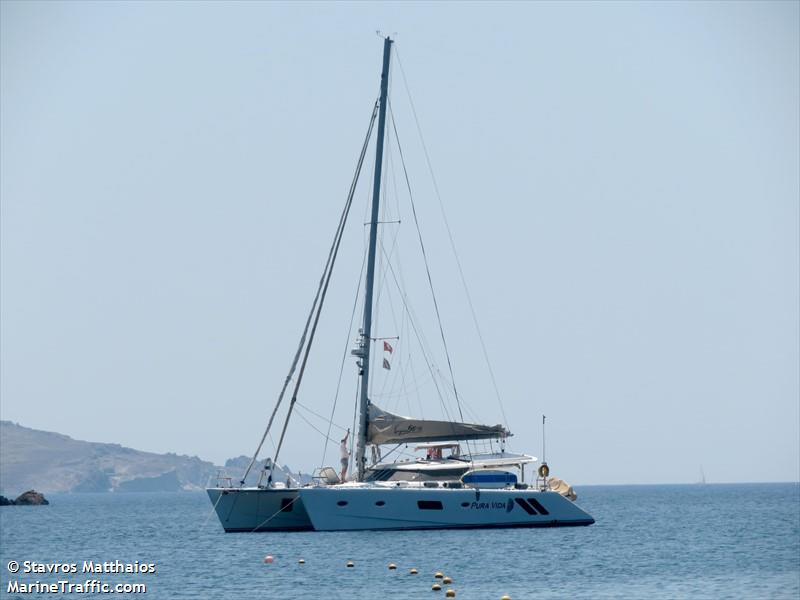 pura vida (Sailing vessel) - IMO , MMSI 232021033, Call Sign MEWW7 under the flag of United Kingdom (UK)