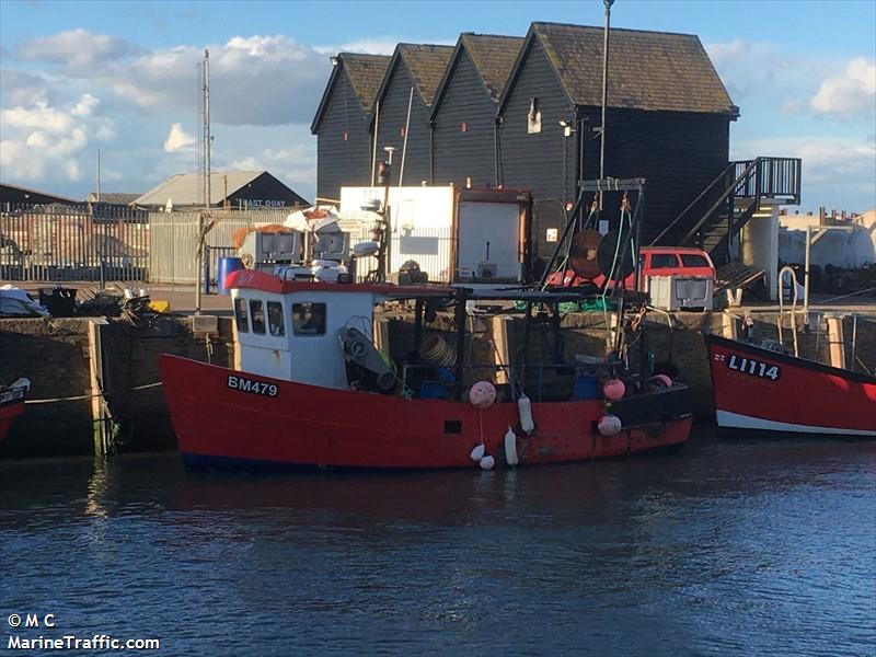 lisa k (Fishing vessel) - IMO , MMSI 235055213, Call Sign MSBV4 under the flag of United Kingdom (UK)