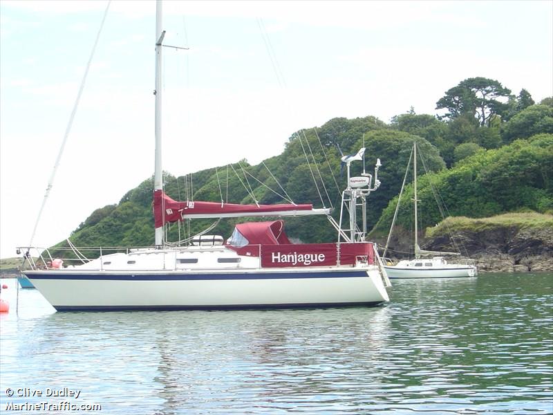 hanjague (Sailing vessel) - IMO , MMSI 235056499, Call Sign MUVP under the flag of United Kingdom (UK)