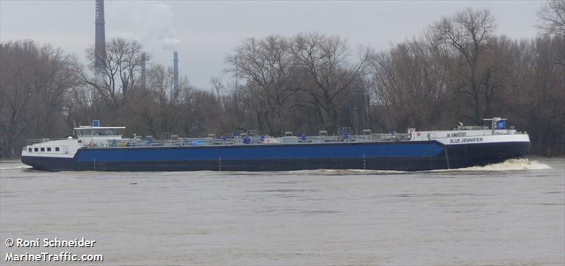 blue jennifer (Tanker) - IMO , MMSI 244026140, Call Sign PB5544 under the flag of Netherlands