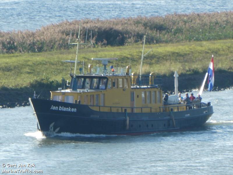 jan blanken (Pleasure craft) - IMO , MMSI 244110984, Call Sign PC6494 under the flag of Netherlands