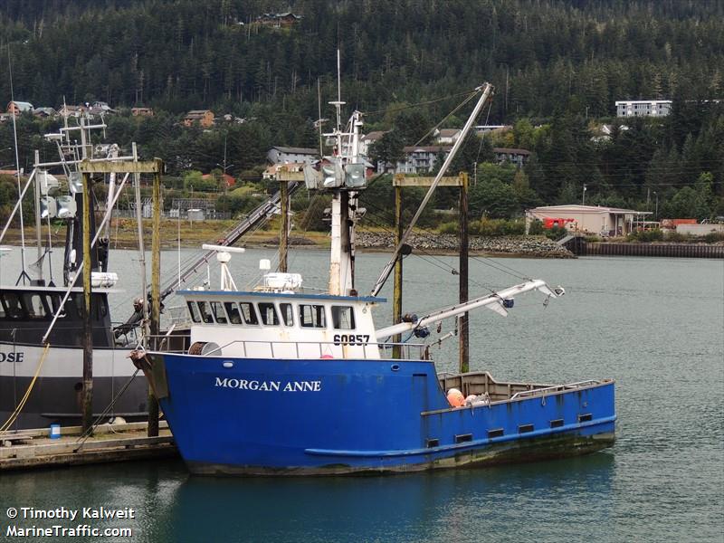 morgan anne (Fishing vessel) - IMO , MMSI 366945410, Call Sign WDB7635 under the flag of United States (USA)