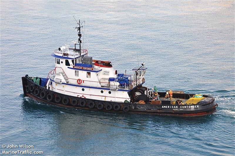 american contender (Tug) - IMO , MMSI 367151310, Call Sign WBO8595 under the flag of United States (USA)