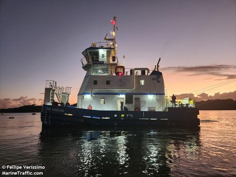 hb enguia (Pusher Tug) - IMO 9961752, MMSI 710005996, Call Sign PY2037 under the flag of Brazil