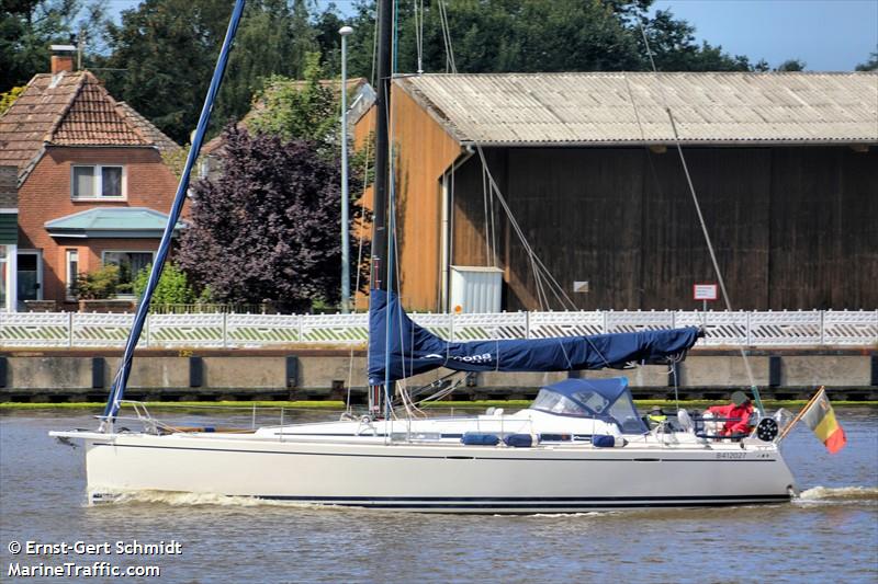 ragnar (Pleasure craft) - IMO , MMSI 205378370, Call Sign OQ3783 under the flag of Belgium