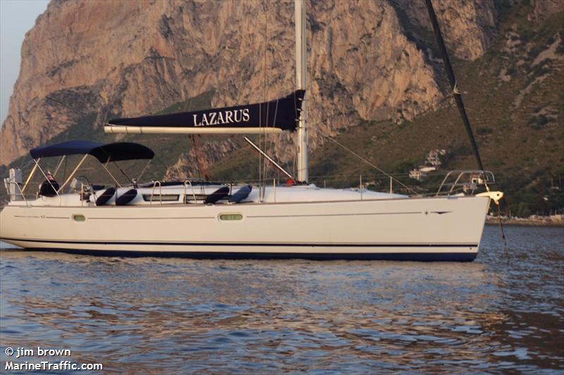 lazarus (Sailing vessel) - IMO , MMSI 232047703, Call Sign MNRO7 under the flag of United Kingdom (UK)
