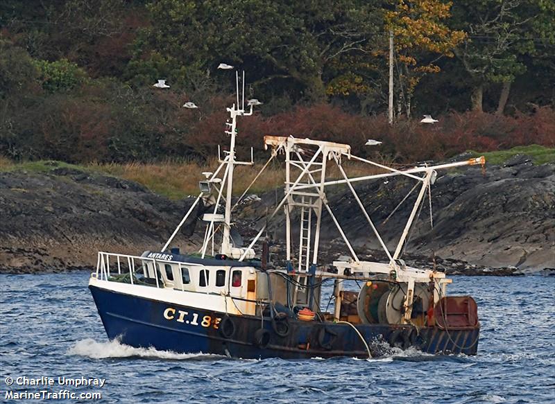 antares (Fishing vessel) - IMO , MMSI 235001054 under the flag of United Kingdom (UK)